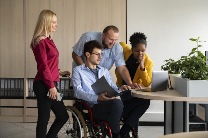 side-view-people-working-office