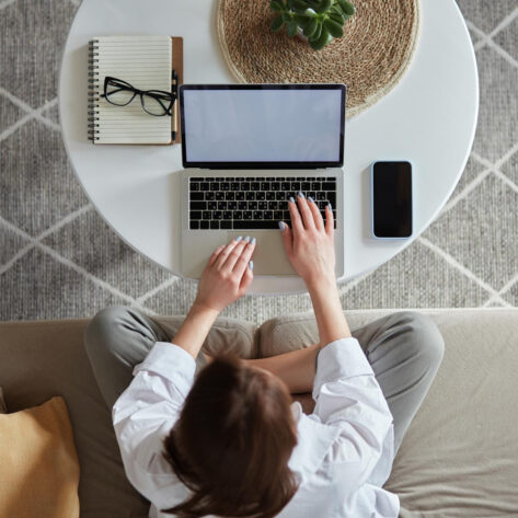 Remote team member reviewing flexible benefits options on a digital platform