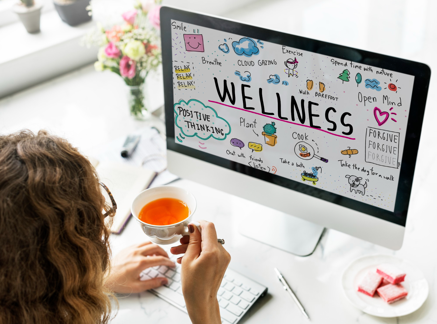 wellness-exercise-health-lifestyle-nutrition-concept Wellness programs in California workplaces boosting employee engagement