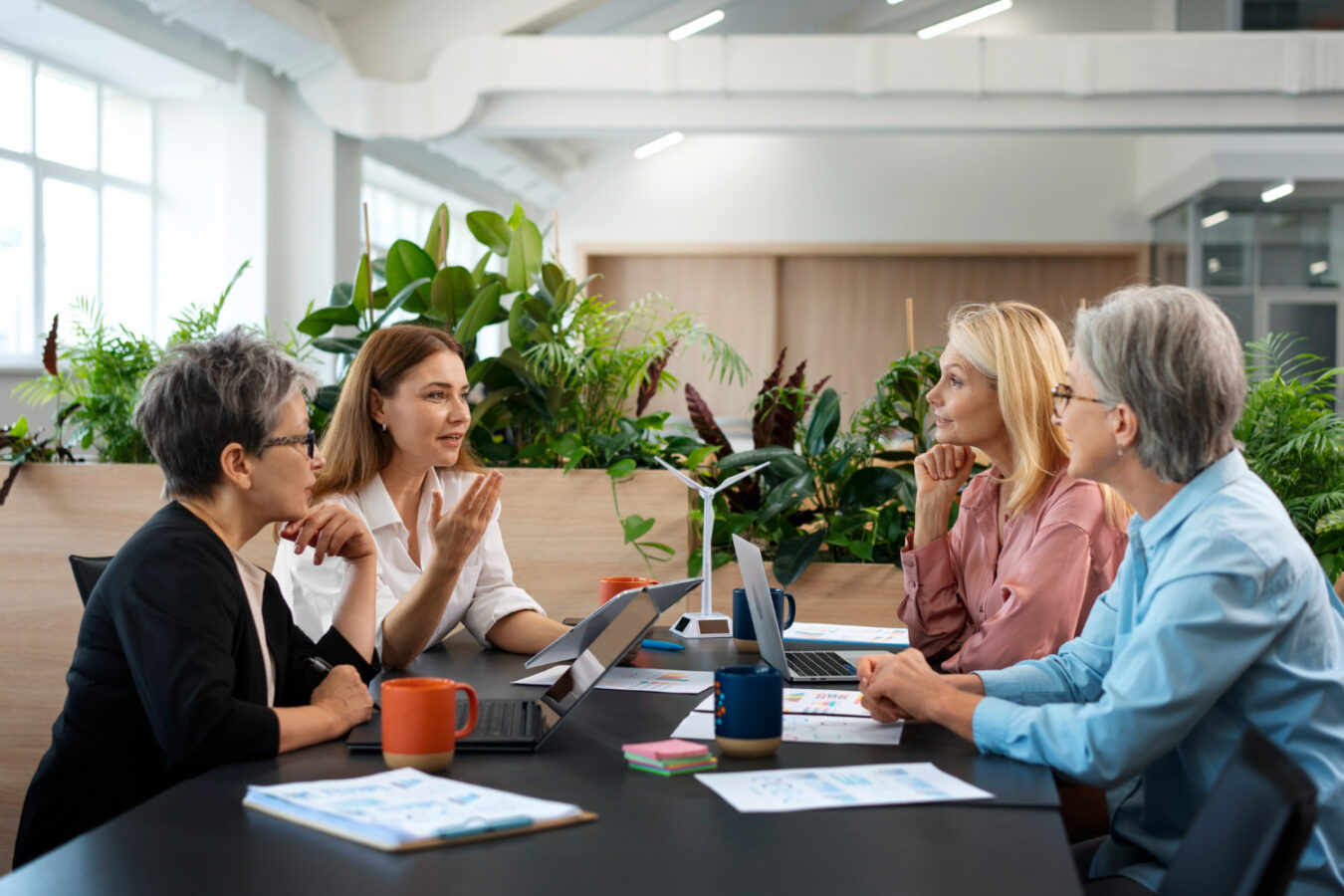 HR team preparing a benefits strategy for a multigenerational workforce