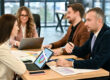HR team using benefits data analytics for modern benefits planning