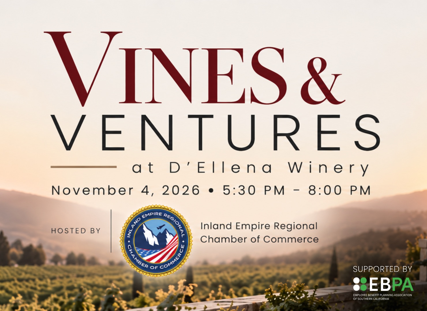Vines & Ventures at D’Ellena Winery